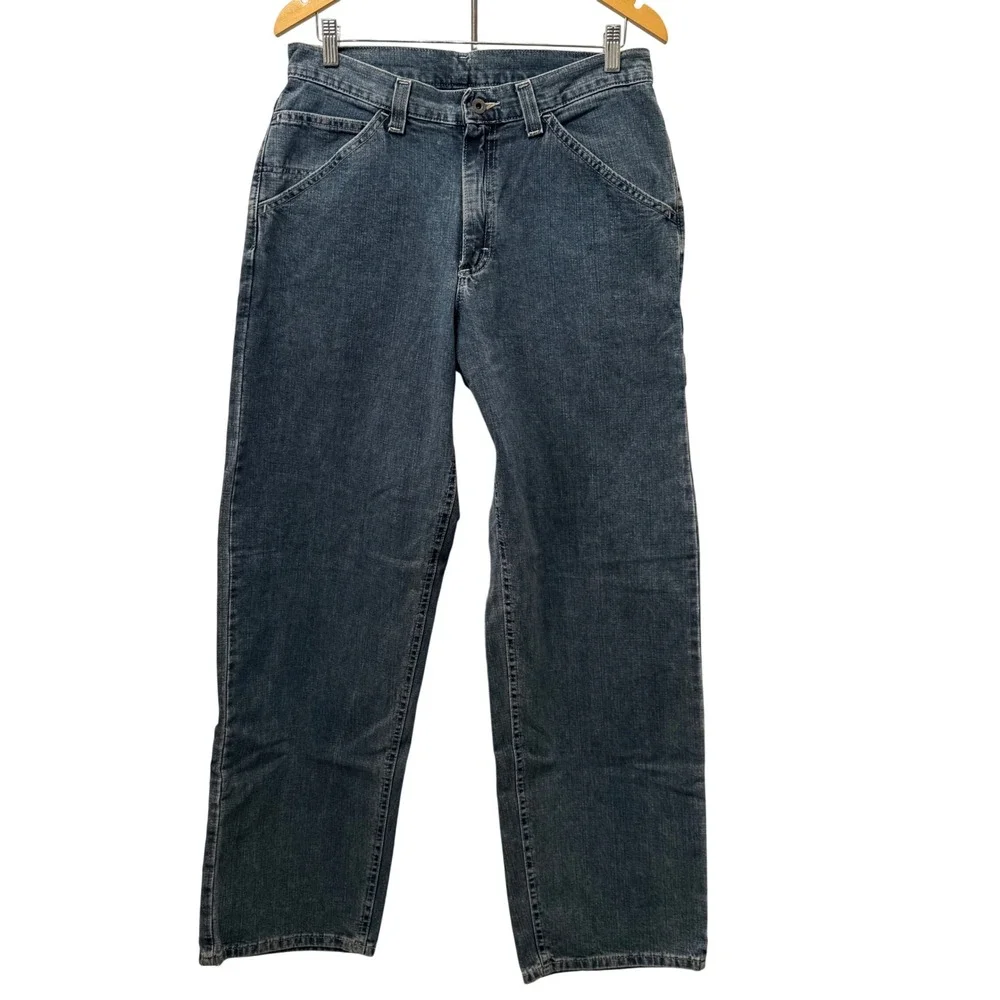 Vans Graphic T-Shirt & Lee Dungarees Carpenter Jeans Outfit Bundle Y2K Skater